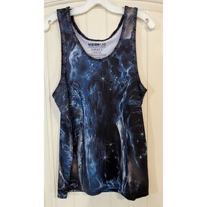 Blais Bellenoit X Vision Lab Art Psychedelic Men Small Sleeveless Tank Top Shirt